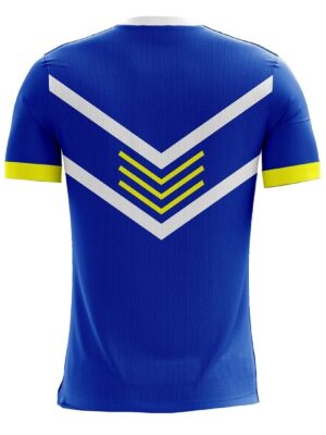 Kabaddi Jersey for Men | Add Name Number Logo Blue & Yellow Color