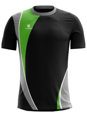 Kabaddi Jersey for International Team Player | Custom Sportswear Black, Grey & Green Color