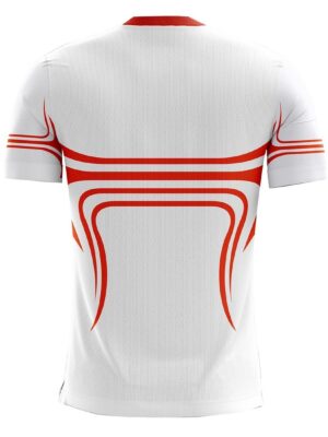 Kabaddi Team T-Shirts | Custom Sports Jersey White & Red Color