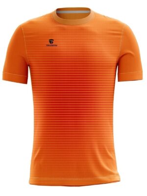 Kabaddi Jersey with Number and Name Printed Orange Color