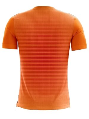 Kabaddi Jersey with Number and Name Printed Orange Color