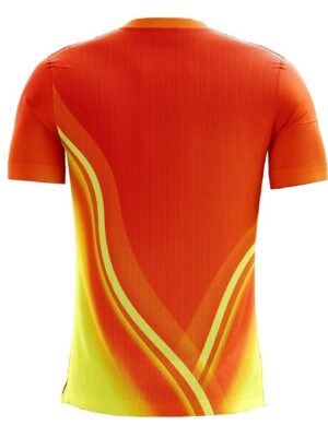Triumph Pro Kabaddi Jersey | Custom Sportswear Orange & Yellow Color
