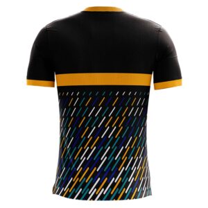 Men's Running / Gym T-shirt & Jersey Black & Yellow Color