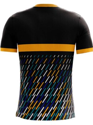 Men's Running / Gym T-shirt & Jersey Black & Yellow Color
