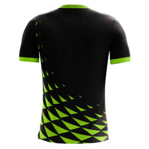 Men's Running Sports T-shirt / Jersey Black & Green Color