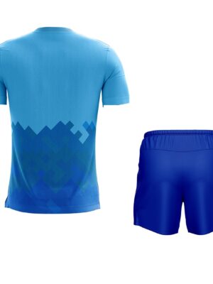 Running Sublimated Jersey & Dri-Fit Short For Men Blue Color