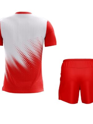 Training / Workout / GYM Jersey & Short For Men | Custom Sports T Shirts White & Red Color