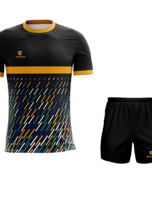 Workout / GYM Jersey & Short For Men | Exercise Running Sports T-Shirt for Men Black, Yellow & Multi Color