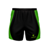 Men’s Light Weight Running Short Black & Green Color