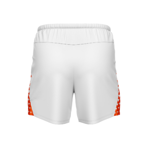 Men’s Quick Dry Running Shorts White & Red Color