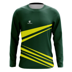 Football Goalkeeper Full Sleeve T-Shirts with Name Number