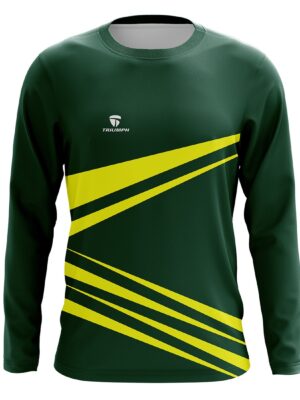 Football Goalkeeper Full Sleeve T-Shirts with Name Number