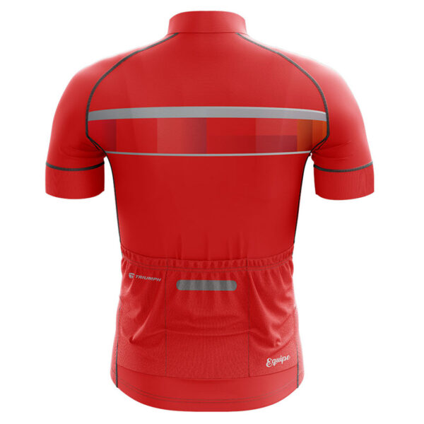 Mens Cycling Jersey | Mountain Bike Half Sleeve Upper Wear Red Color