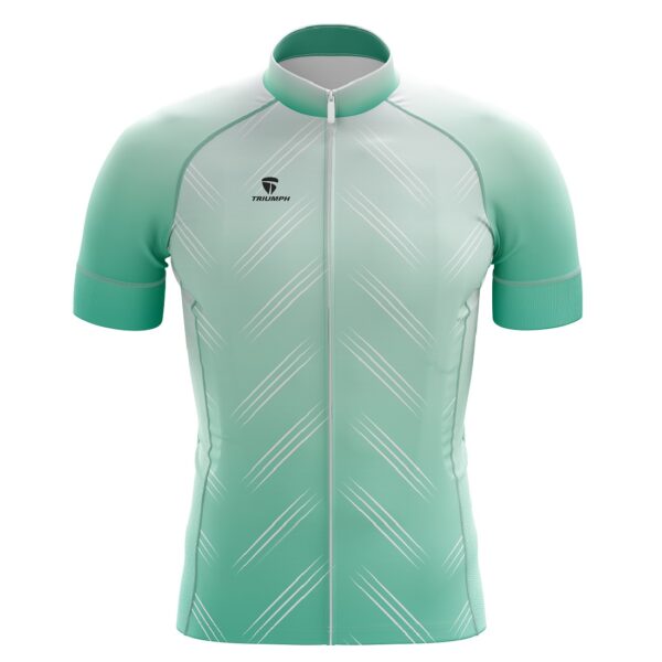 Men’s Cycling Jerseys Online Road Biking Jersey Green & White Color