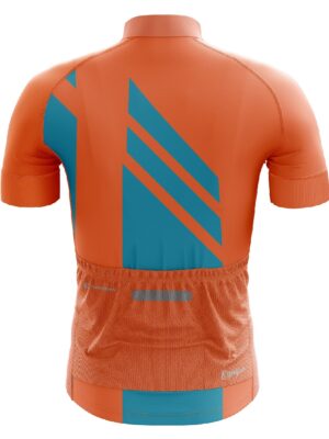 Cycling Bike Jersey dry fit Cycling | Men Cycling Bike Polyester Jerseys Orange & Blue Color