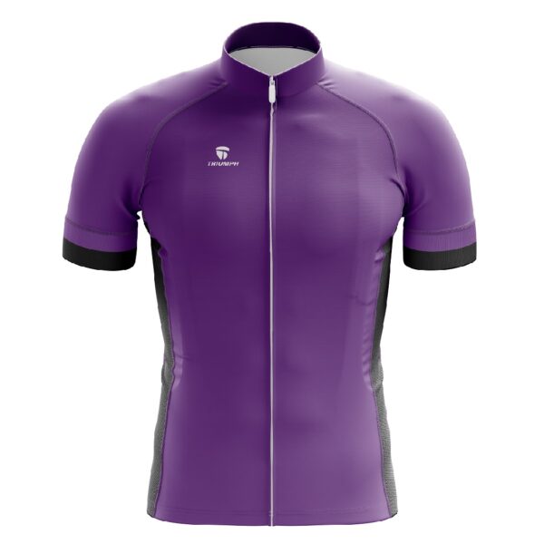 Men’s Short Sleeve Bicycle Jerseys | Custom Cycling Jersey for Cyclist Purple Color