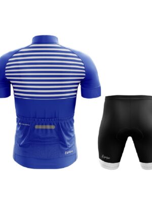Cycling Professional Padded Shorts and Jersey | Custom Cycling Wear Royal Blue & Black Color