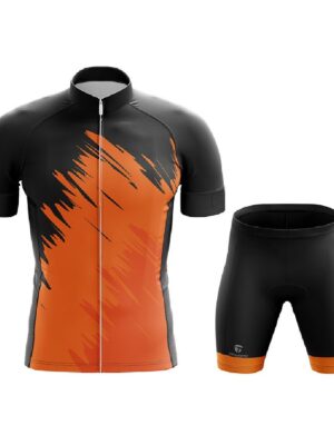 Custom Cycling Jerseys Online | Triumph Bicycle Clothing Orange & Black Color