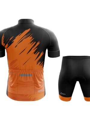 Custom Cycling Jerseys Online | Triumph Bicycle Clothing Orange & Black Color