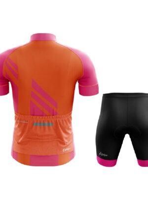 Men’s Cycling Clothing | Cycling Jerseys Padded Shorts Pink & Orange Color