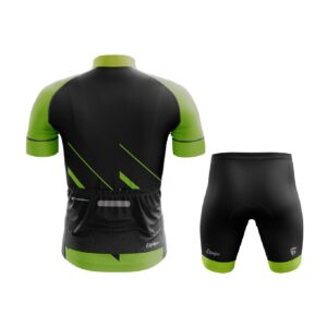 Men’s Cycling Clothes | Personalised Cycling Jerseys & Shorts Green & Black Color