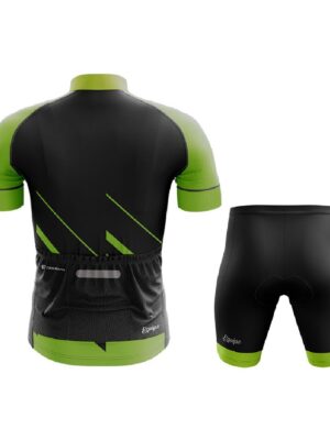 Men’s Cycling Clothes | Personalised Cycling Jerseys & Shorts Green & Black Color
