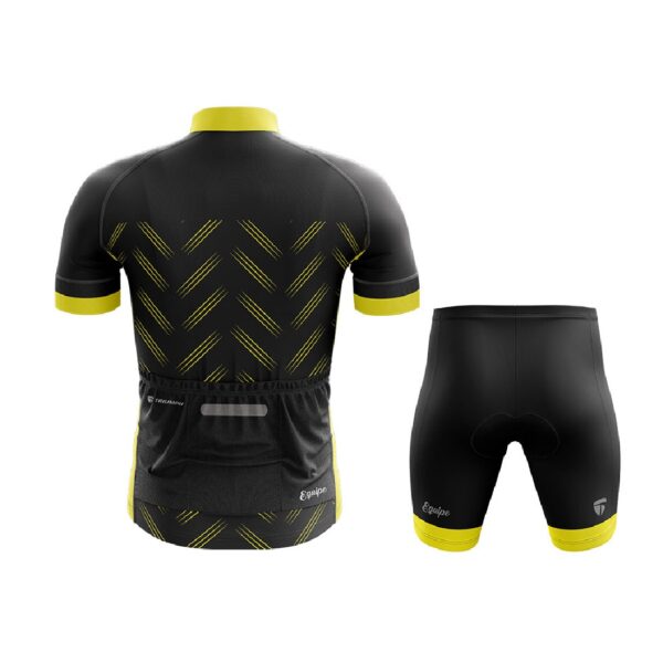 Buy Cycling Shorts for Men | Custom Printed Cycling Jersey Yellow & Black Color