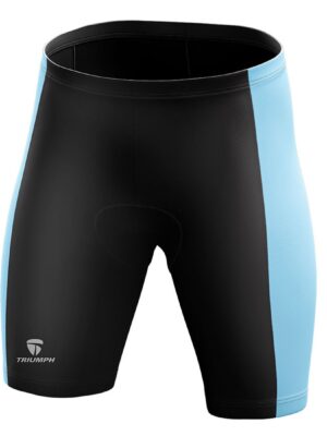Men’s Foam Padded Cycling Shorts | Bottom Clothing for Cyclist Black & Blue Color