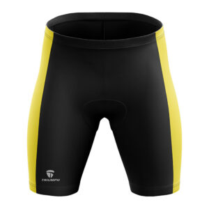 Cycling Shorts for Men?s | Bicycle Padded Tights Half Pant Black & Yellow Color
