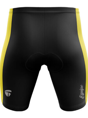 Cycling Shorts for Men's | Bicycle Padded Tights Half Pant Black & Yellow Color