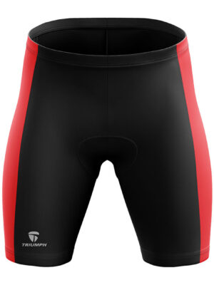 Cycling Shorts for Men?s | Quick-Dry Padded Shorts Half Pants Black & Red Color