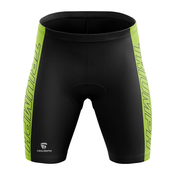 Men’s Cycling Shorts | Gel Padded Shorts Road Bicycle Riding Biking Half Pant Black & Green Color
