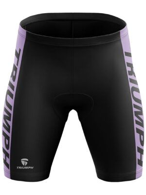 Padded Cycling Shorts | Bike Bicycle Pants Tights for Men Cyclist Black & Purple Color