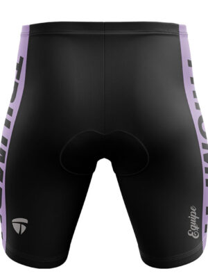 Padded Cycling Shorts | Bike Bicycle Pants Tights for Men Cyclist Black & Purple Color