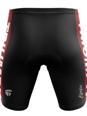 Road Bike Long Ride Padded Cycling Shorts | Cyclist Clothes Black & Red Color