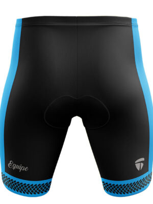 Gel Tech Padded Cycling Half Pant | Men Cycling Clothes Black & Blue Color