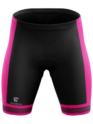 Gel Padded Cycling Shorts | Bike Riding Clothes for Men Black & Pink Color