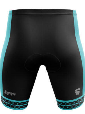 Men’s Road Cycling Riding Gel Padded Shorts Black & Blue Color