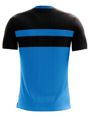 Men Cycling Jersey Breathable Short Sleeve Round Neck Tshirt Blue & Black Color