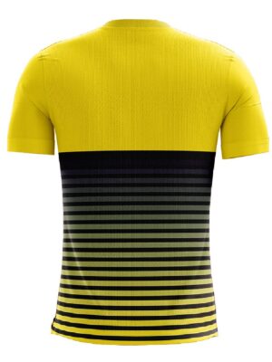 Road Bike Riding Tshirt for Men | Custom Cycling Jersey Yellow & Black Color