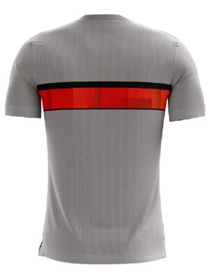 Road Cycling T-shirts Bicycle Jersey for Cyclist Grey & Red Color