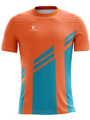 Women Cycling Shirts and Jersey | Men’s Customised Clothes Orange & Blue Color