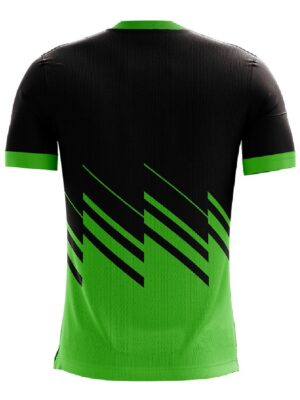 Cycling Jersey for Men Breathable Short Sleeve Tshirts Black & Green Color