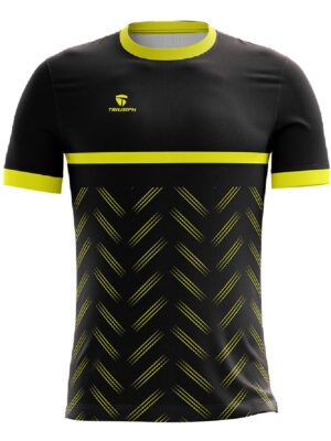 Long Riding Stylish Cycling T shirt for Men / Boy Black & Yellow Color