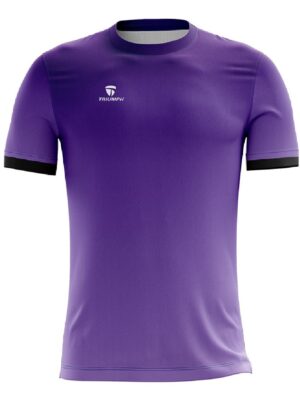 Round Neck Sublimated Cycling Tshirt for Men & Women Purple Color