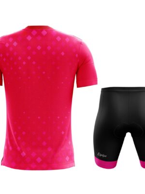 ts with Printed Cycling Tshirts for Men Pink & Black Color
