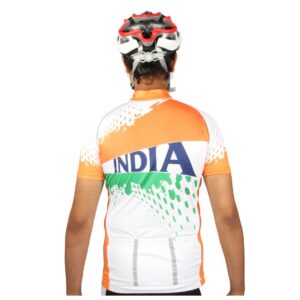 Men’s Cycling Jersey Short Sleeves Mountain Bike Shirt Top Reflective Pockets
