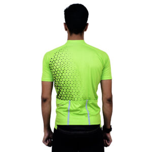 Custom Printed Bicycle Apparel | Cycling Jersey for Men Neon Green Color