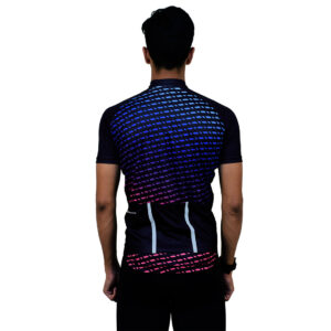 Cycling Jersey for Men | Custom Cycling Outfit Black With Multi Color