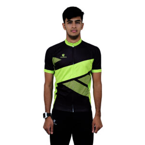 Mountain Bike Jersey | Customised Cycling Clothes Black & Green Color